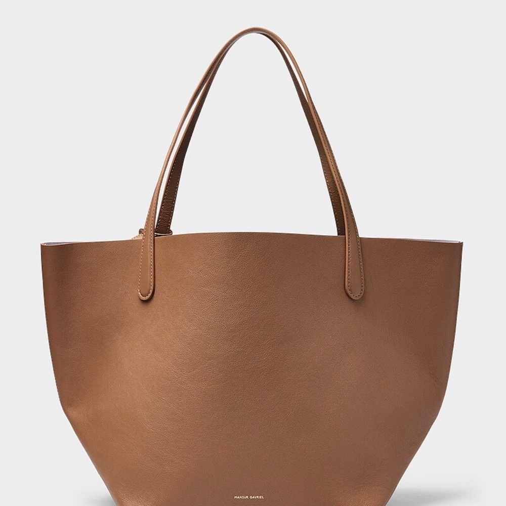 Mansur Gavriel Brown Leather Tote